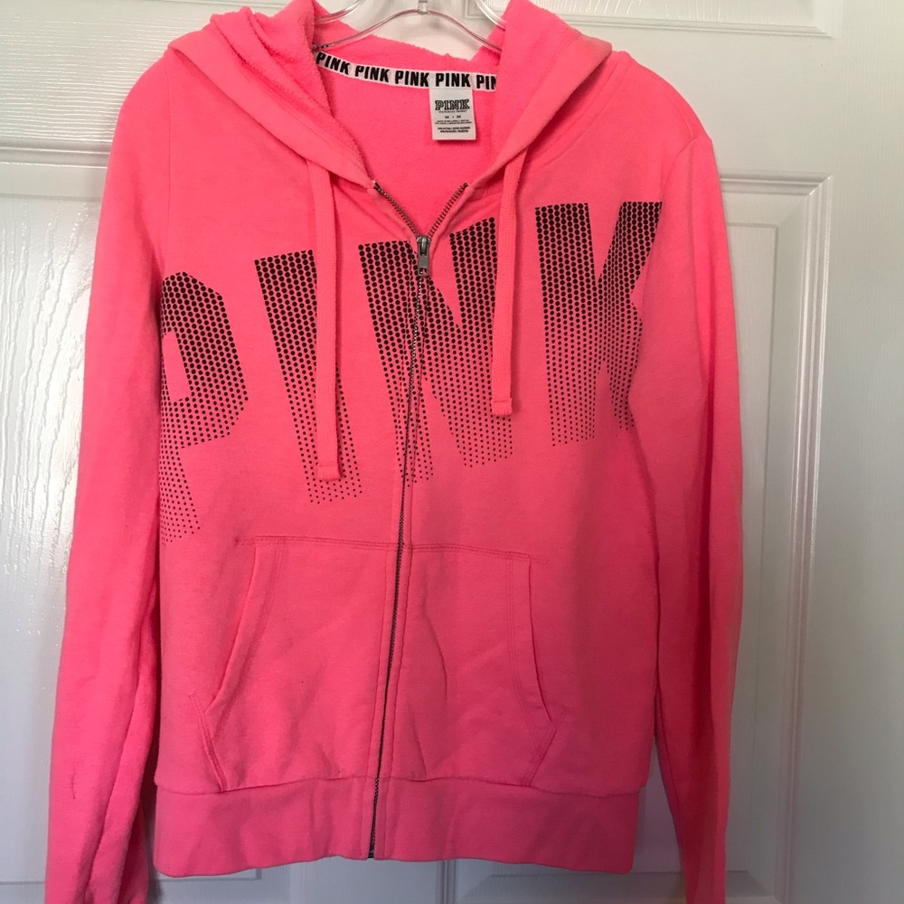 PINK VS zipped hoodie